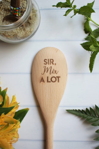 Sir Mix A Lot Wooden Engraved Spoon