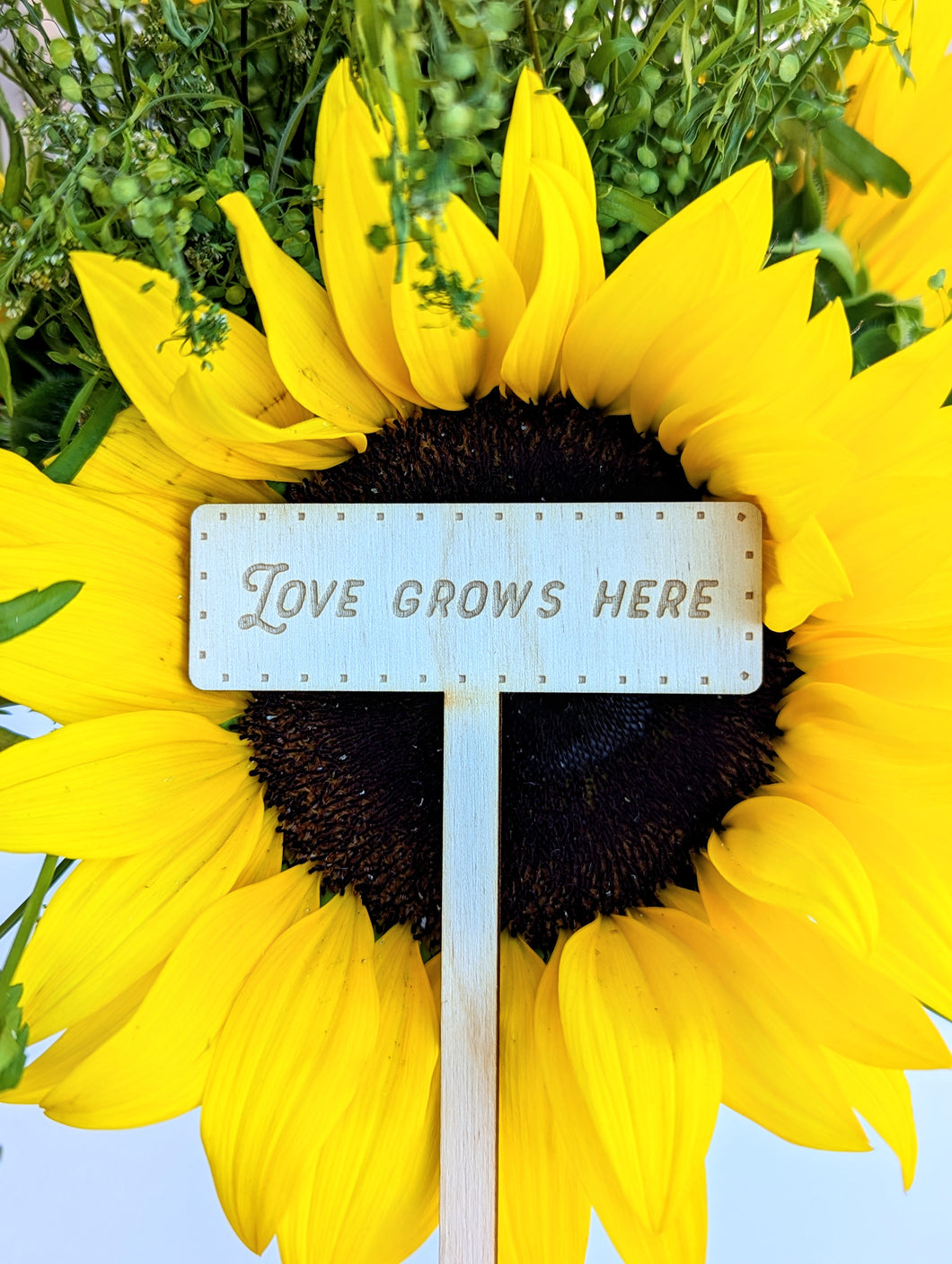 Love Grows Here Garden Marker