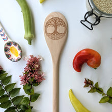 Load image into Gallery viewer, Celtic Tree Of Life Wooden Spoon