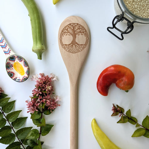 Celtic Tree Of Life Wooden Spoon